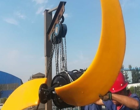 潜水推流器安装使用手拉葫芦