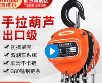发电厂电气设备安装调试使用手拉葫芦